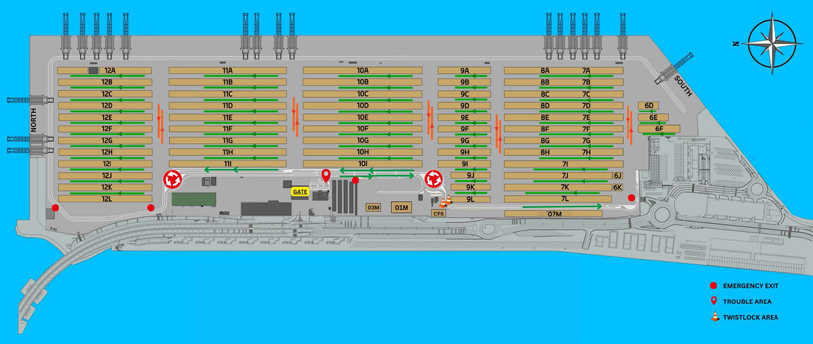 General safety rules for external trucks