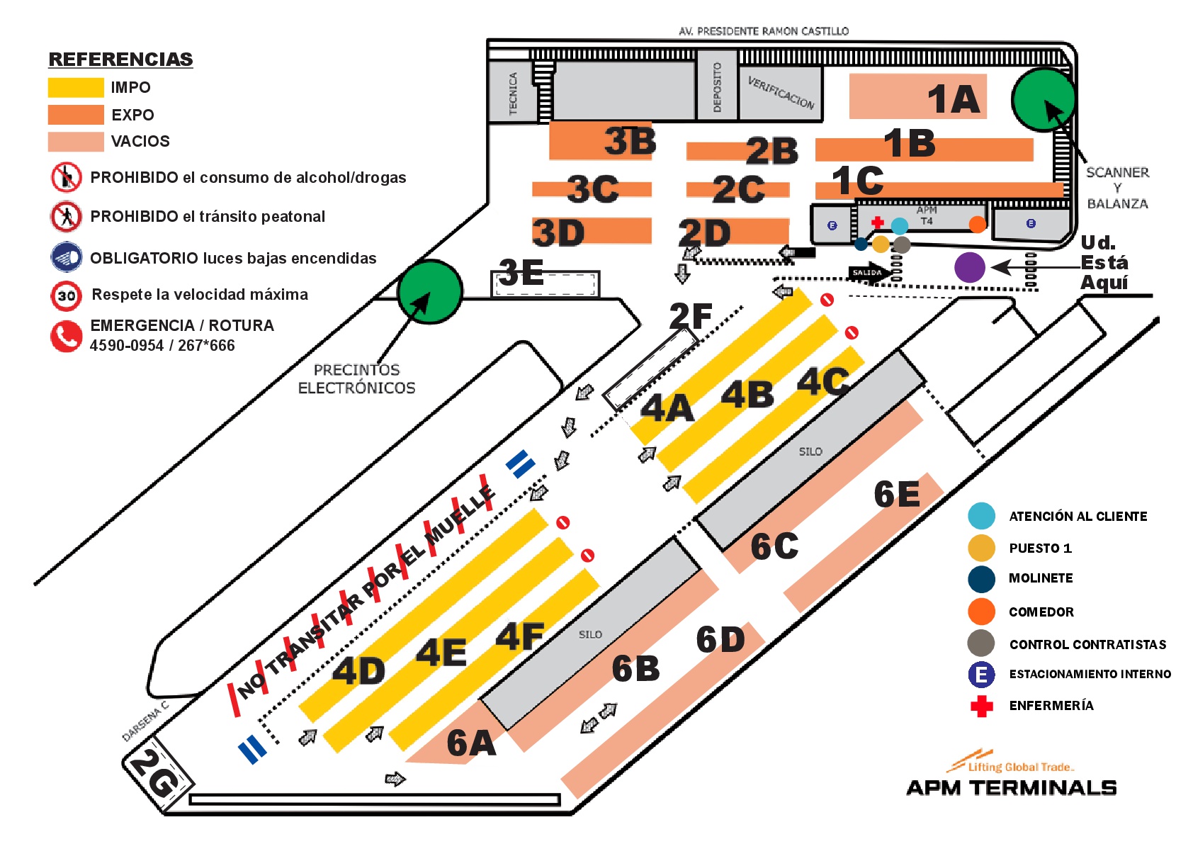 Procedimientos y recomendaciones APM Terminals