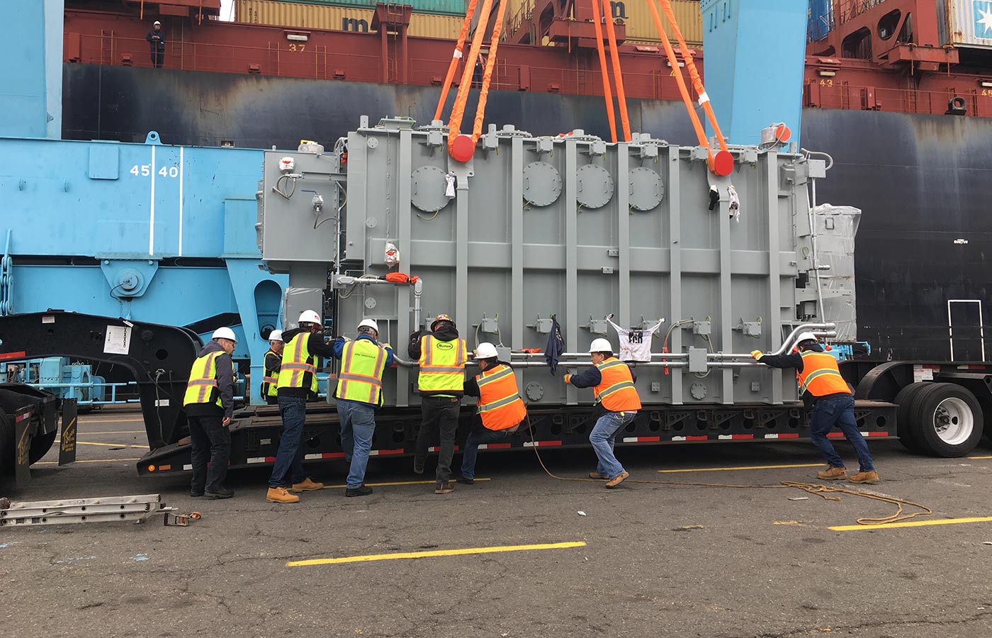 Break bulk at Port Elizabeth USA