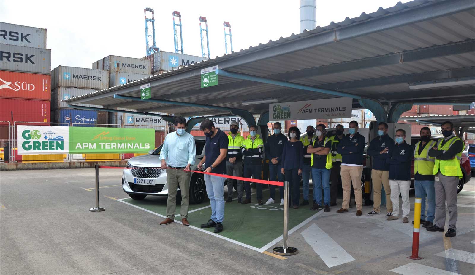 APM Terminals Algeciras inaugurates an electric vehicle charging