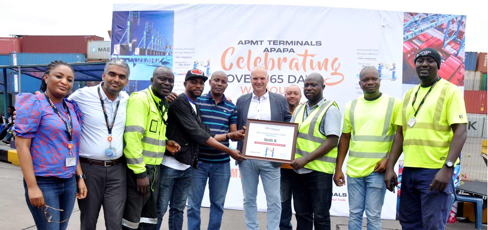 APM Terminals Apapa sets new safety record APM Terminals