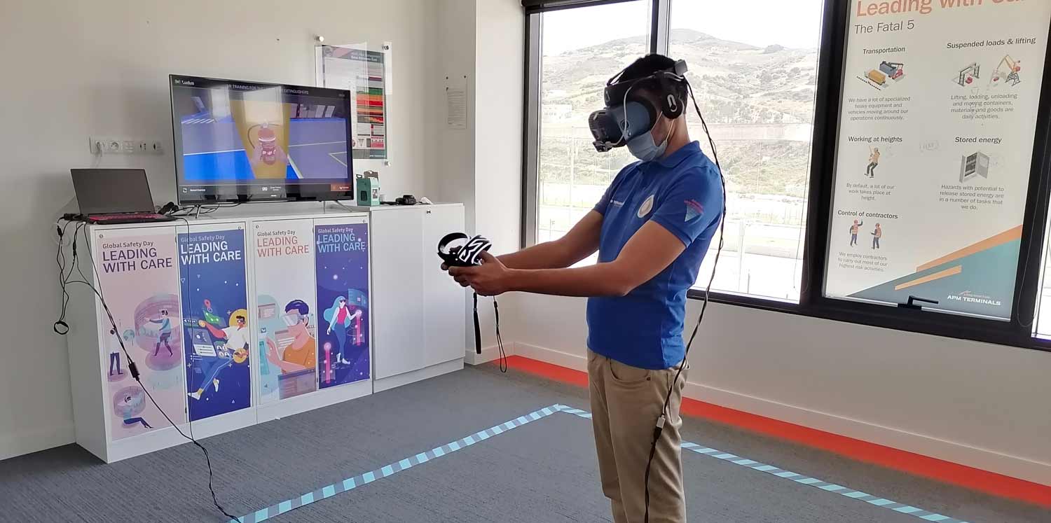 Virtual reality brings safety training to life at APM Terminals