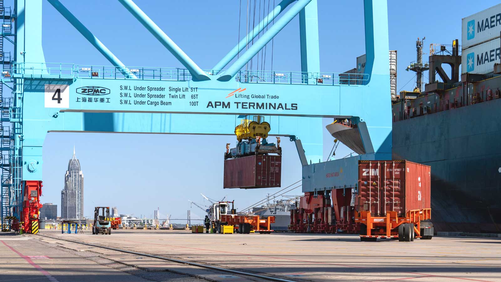 APM Terminals Mobile continues to attract strong rail volumes as