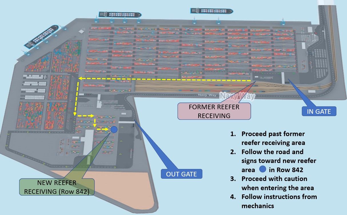 Reefer Receiving APM Terminals