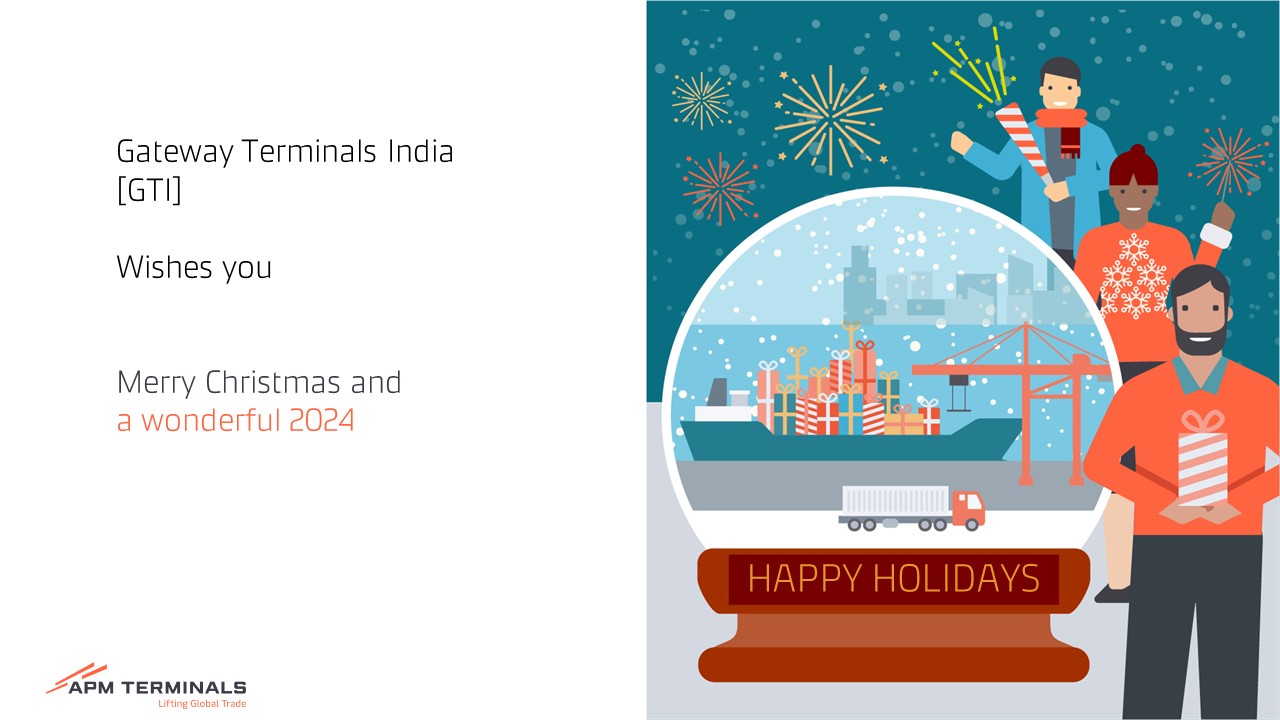 Gateway Terminals India Wishes you a Merry Christmas APM Terminals