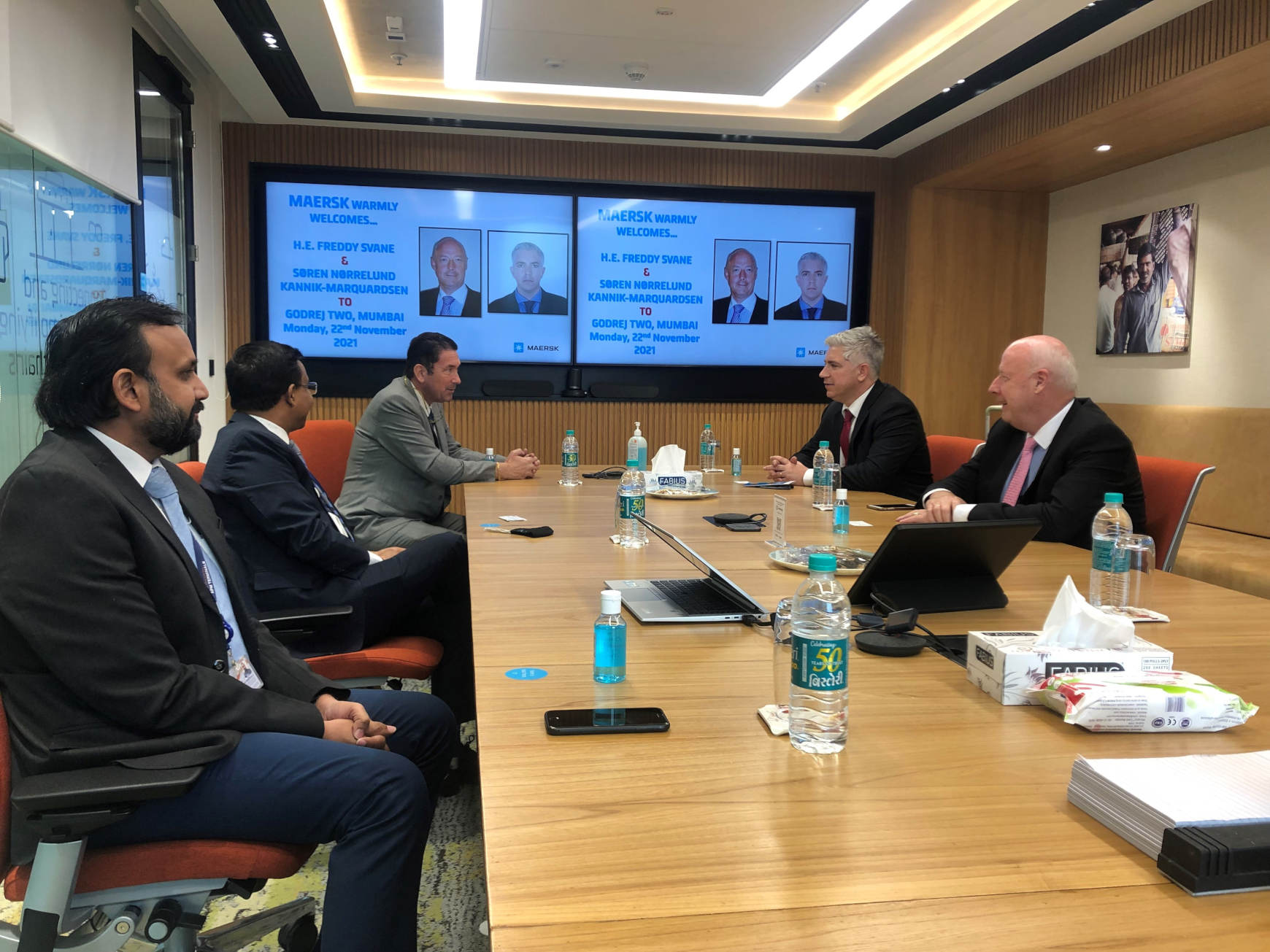 APM Terminals and Maersk receive Danish Ambassador to India APM