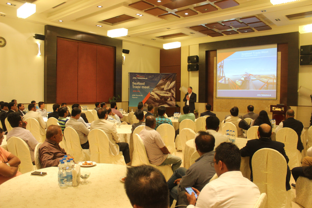 Seafood Trade meet at Diu APM Terminals